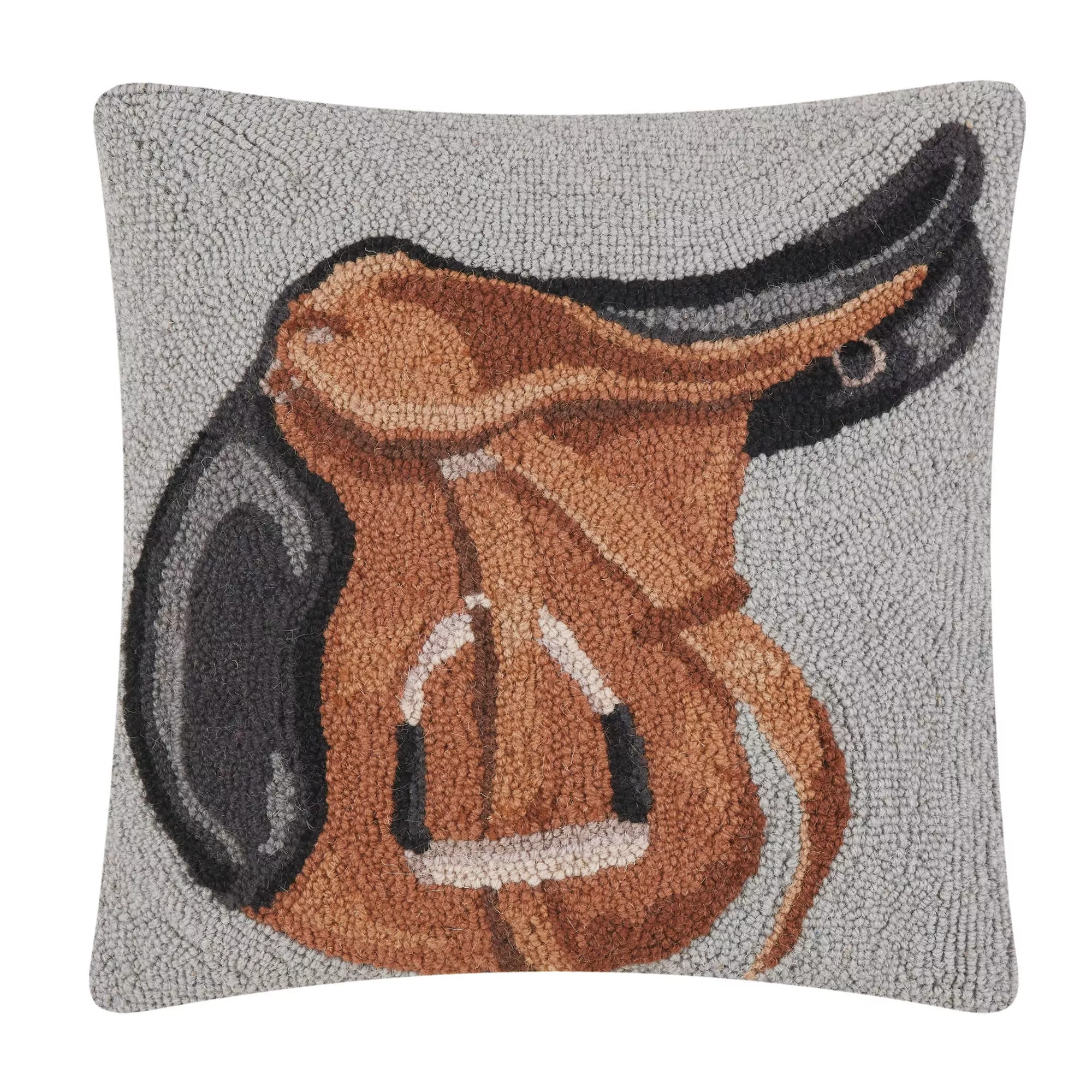 English Saddle Hook Pillow