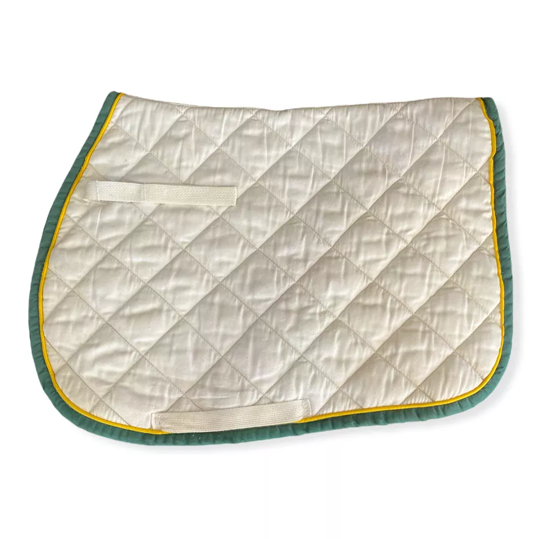 English White Saddle Pad