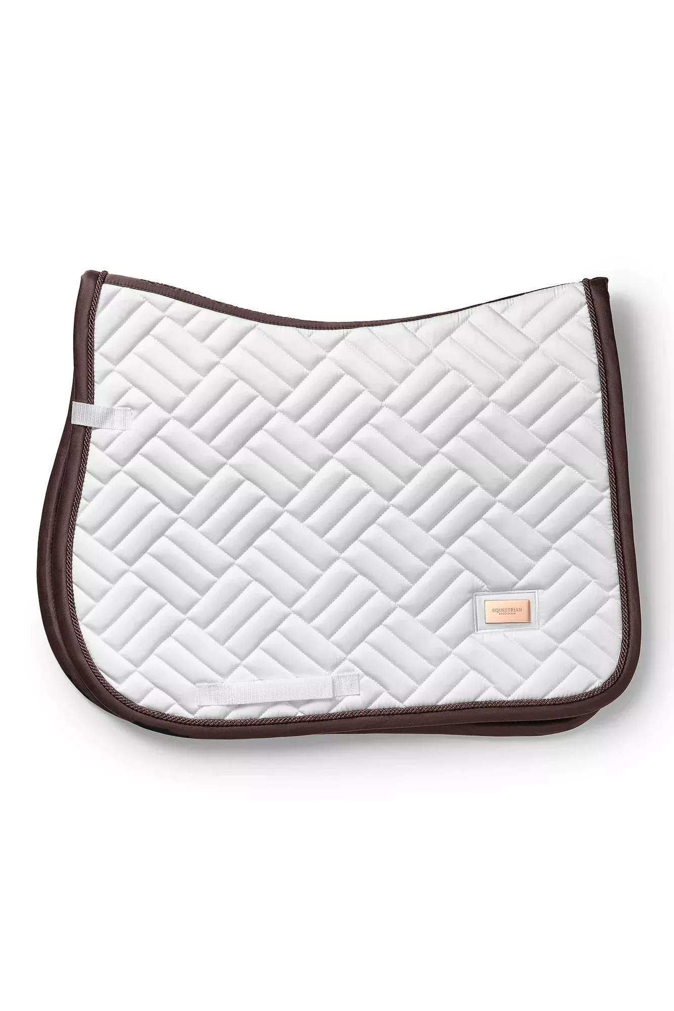 Equestrian Stockholm Jump Saddle Pad Modern White-Moonless Night