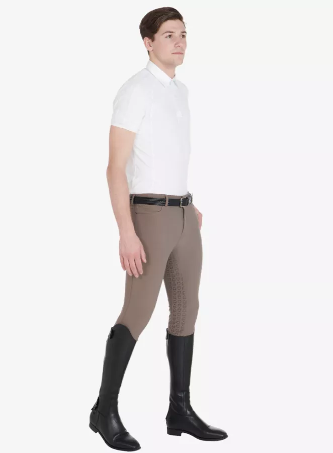 Equestro - Aria Men's Breech - Full Grip - Walnut