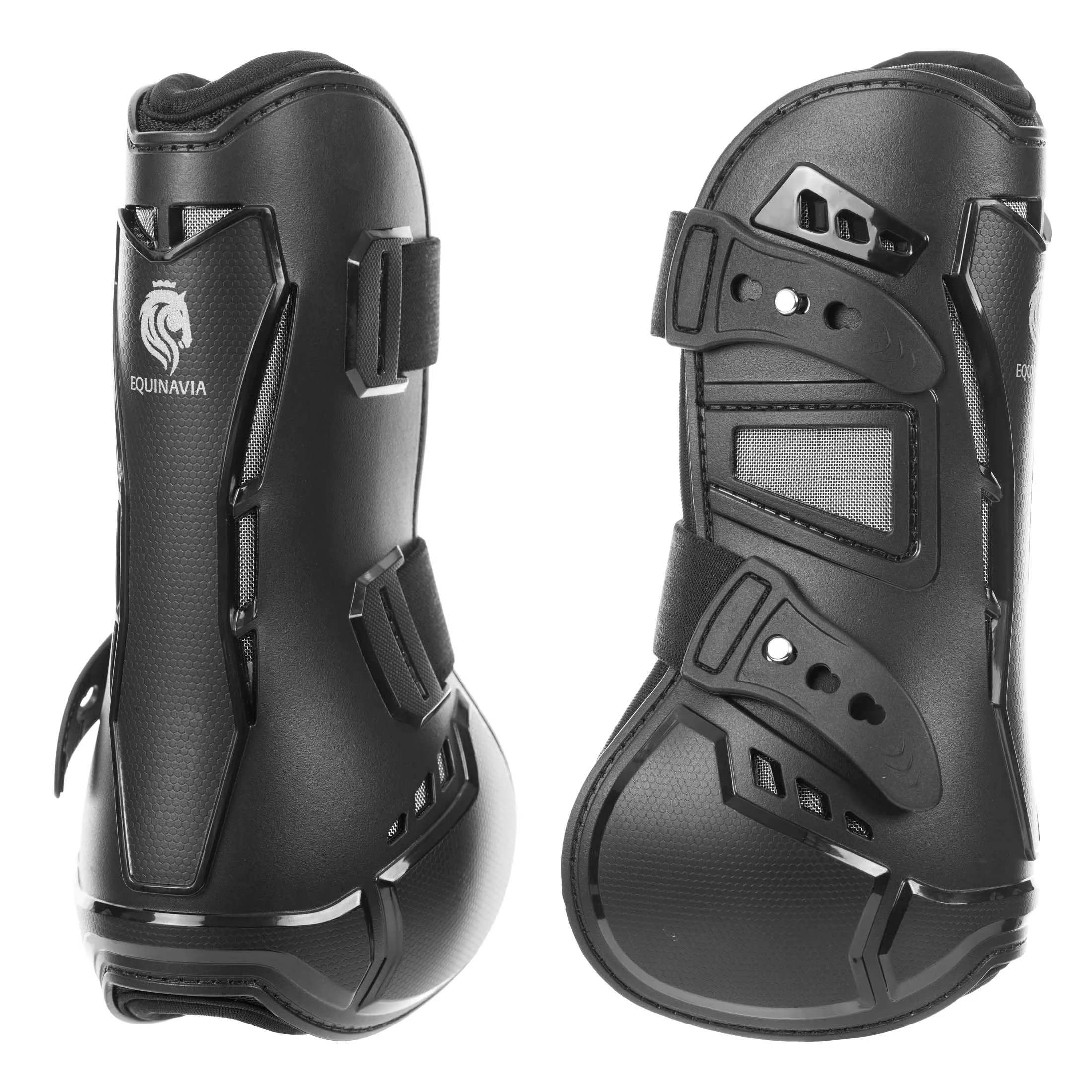 Equinavia Asgardian Open Front Boots - Black