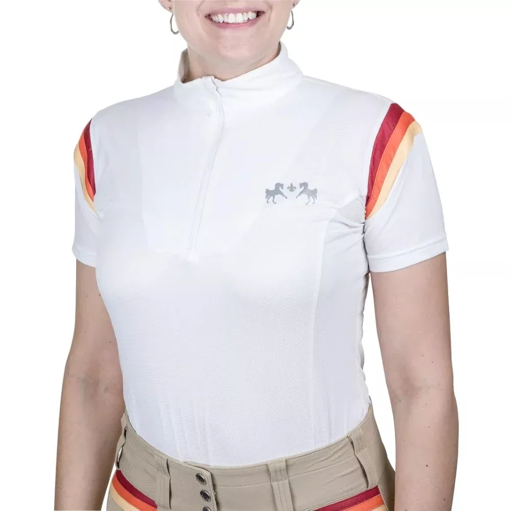 Equine Couture Ladies Gradient Short Sleeve Show Shirt