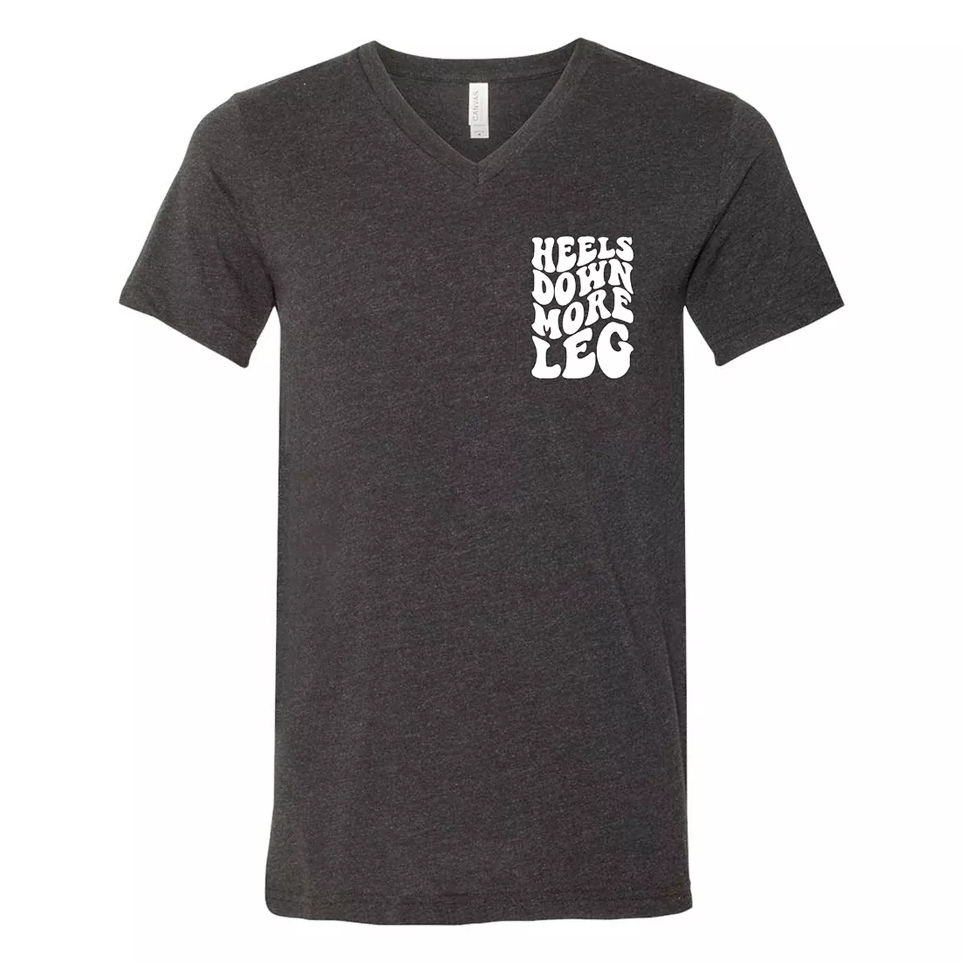 Equine & Design Heels Down More Leg Tee