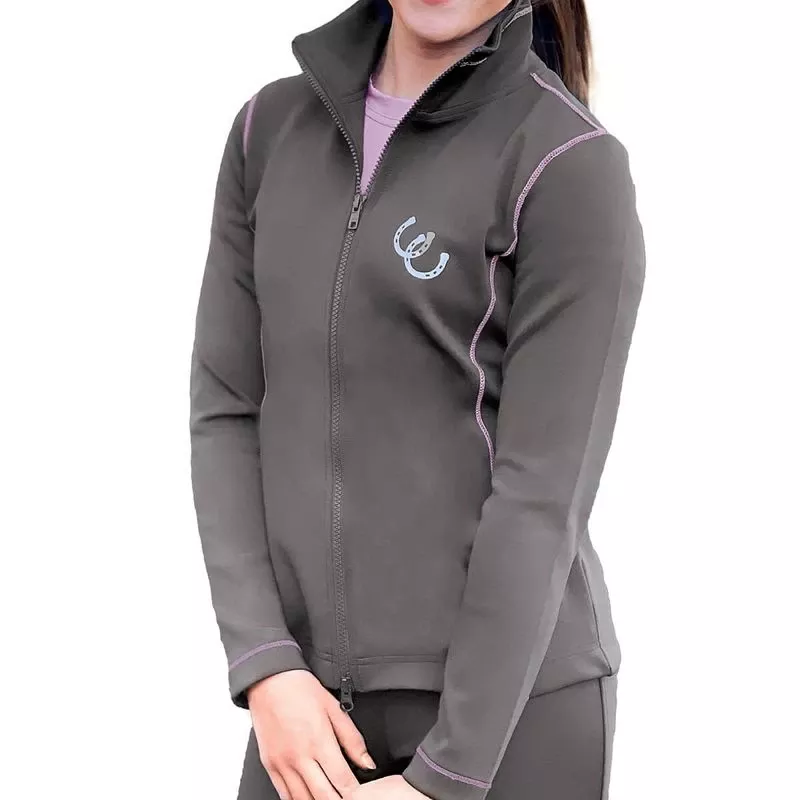 Equistar Kids’ Active Rider Jacket – Grey