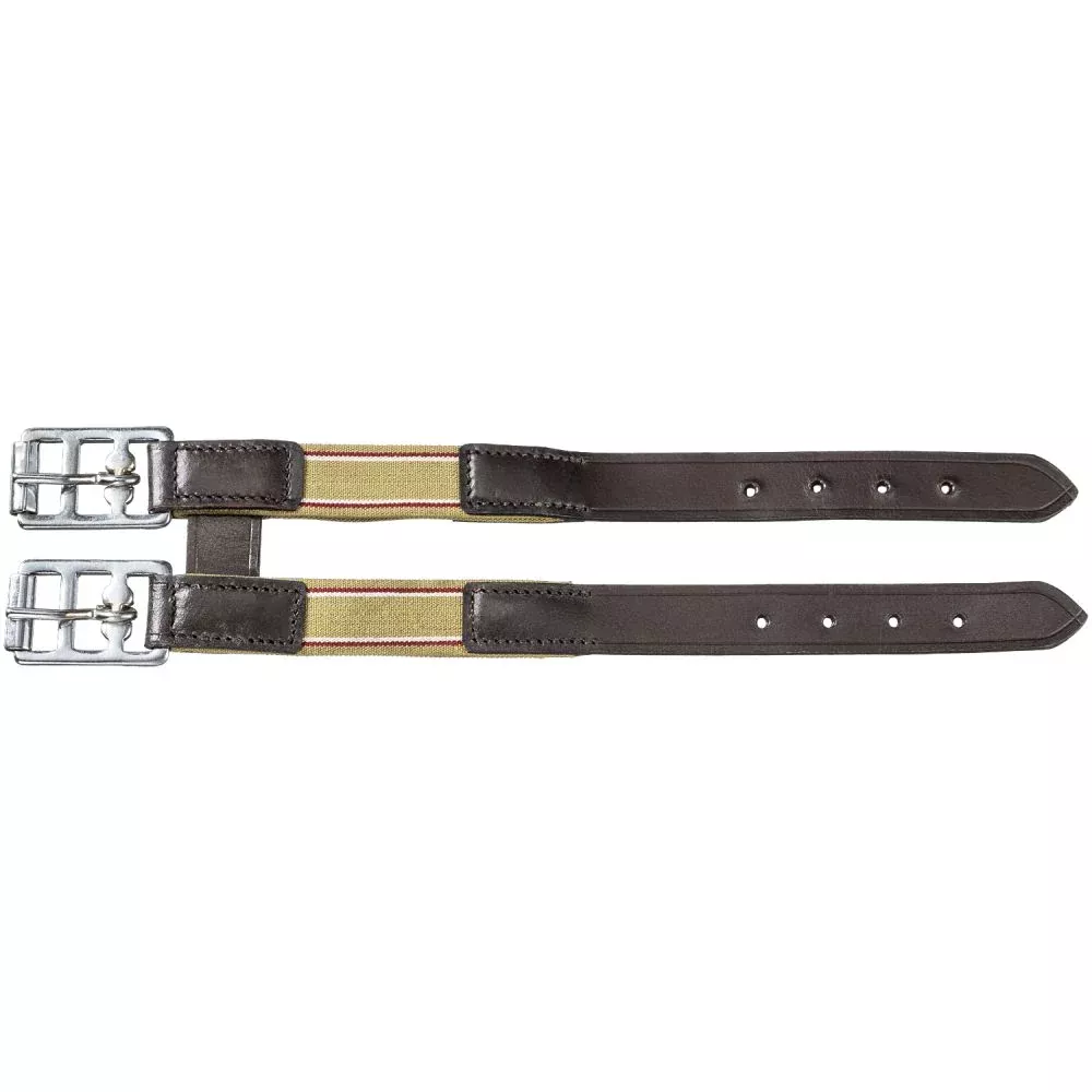 Equitare Leather Girth Extender with Elastic
