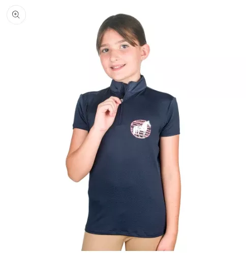 ERS - EquiStar Quarter Zip SunShirt - Short Sleeve CHD