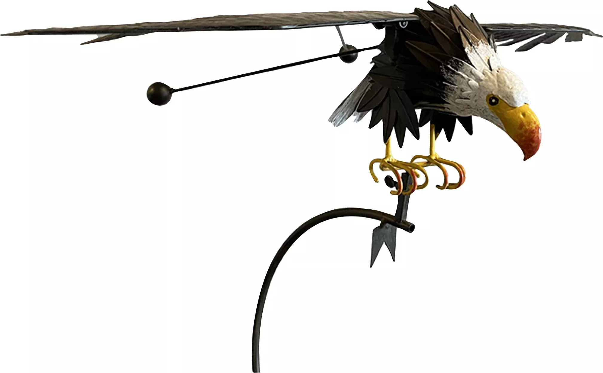 Esschert Design Metal Eagle Rocker Garden Stake