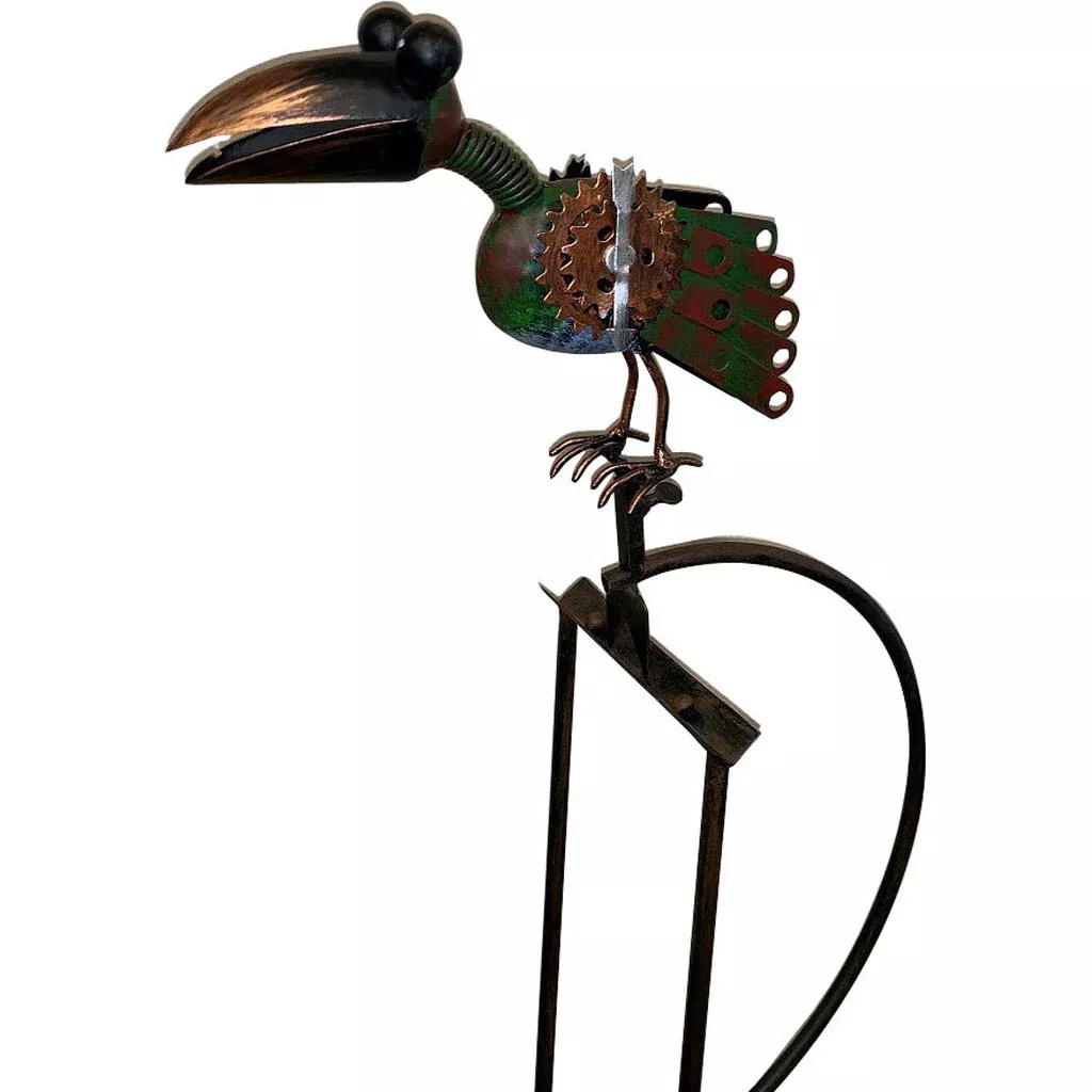 Esschert Design Metal Mechanical Bird Rocker