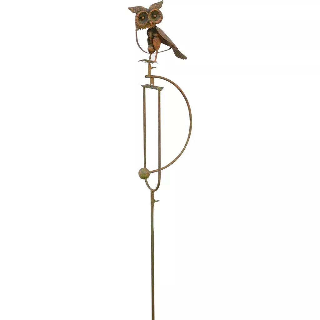 Esschert Design Metal Owl Rocker Stake