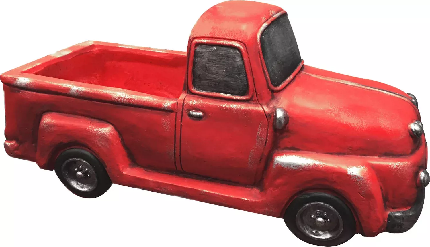 Esschert Design MgO Truck Planter, Red, 21.9 in