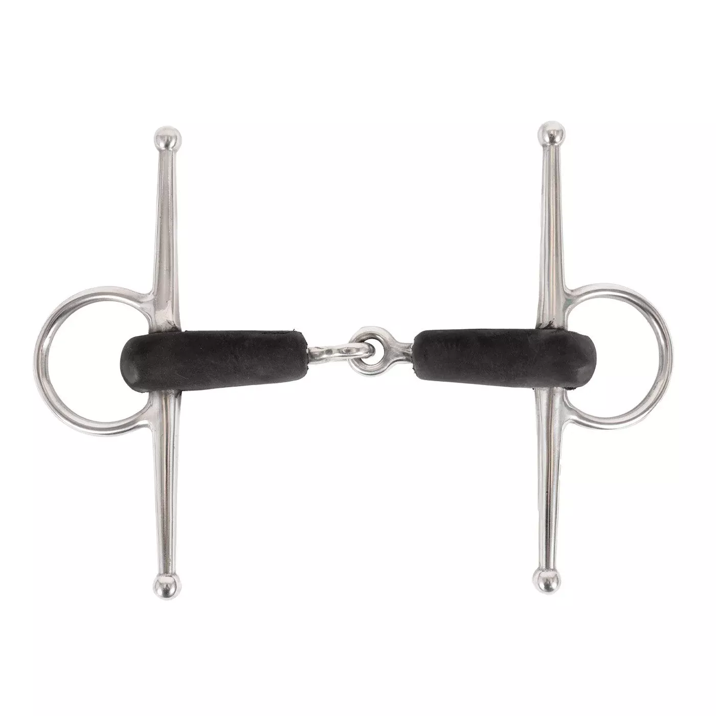 EvoEq Full Cheek Rubber Snaffle Bit