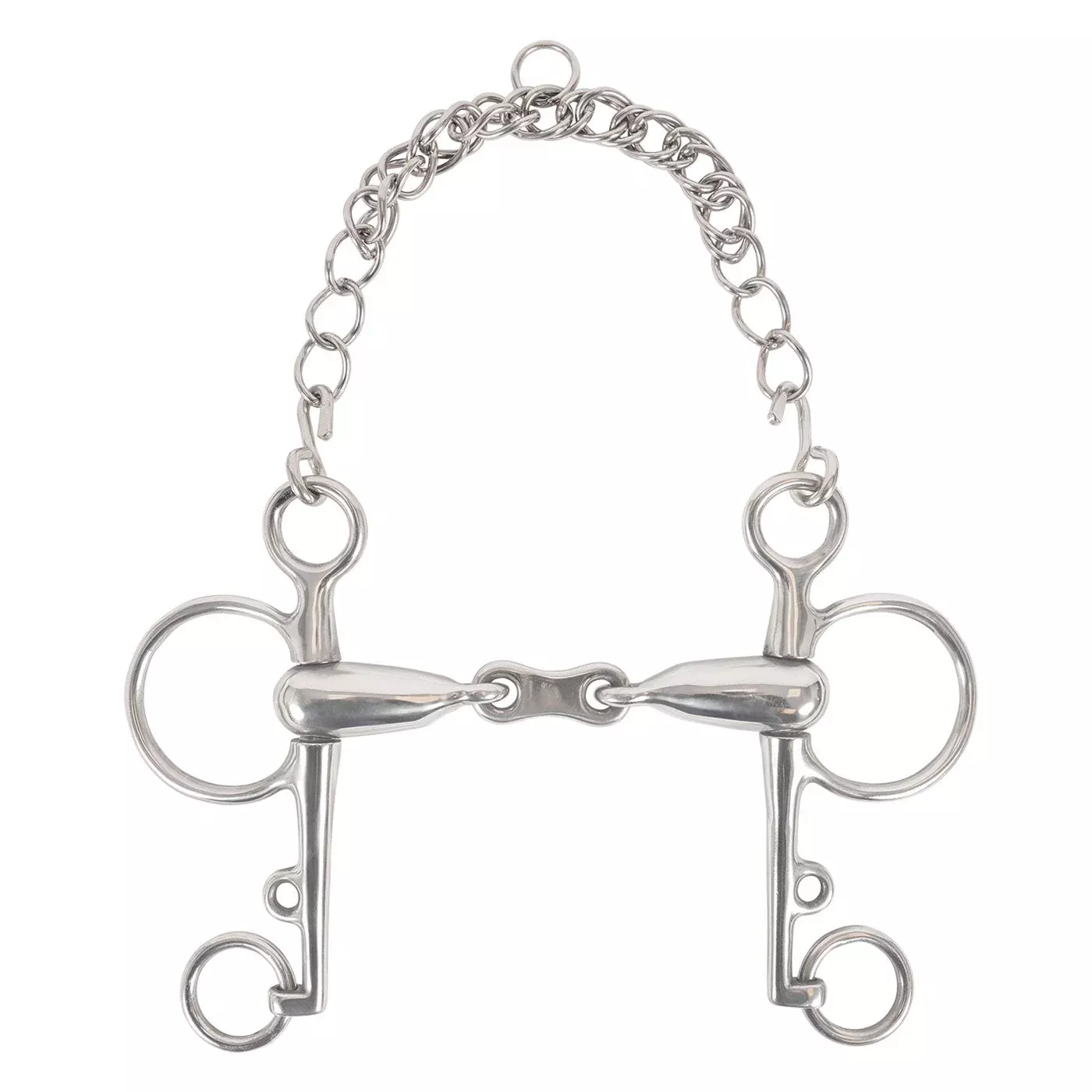 EvoEq Hollow Mouth French Link Pelham Bit