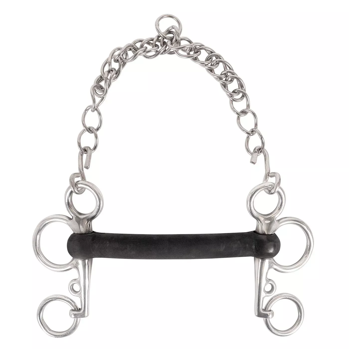 EvoEq Tom Thumb Mullen Mouth Rubber Pelham Bit