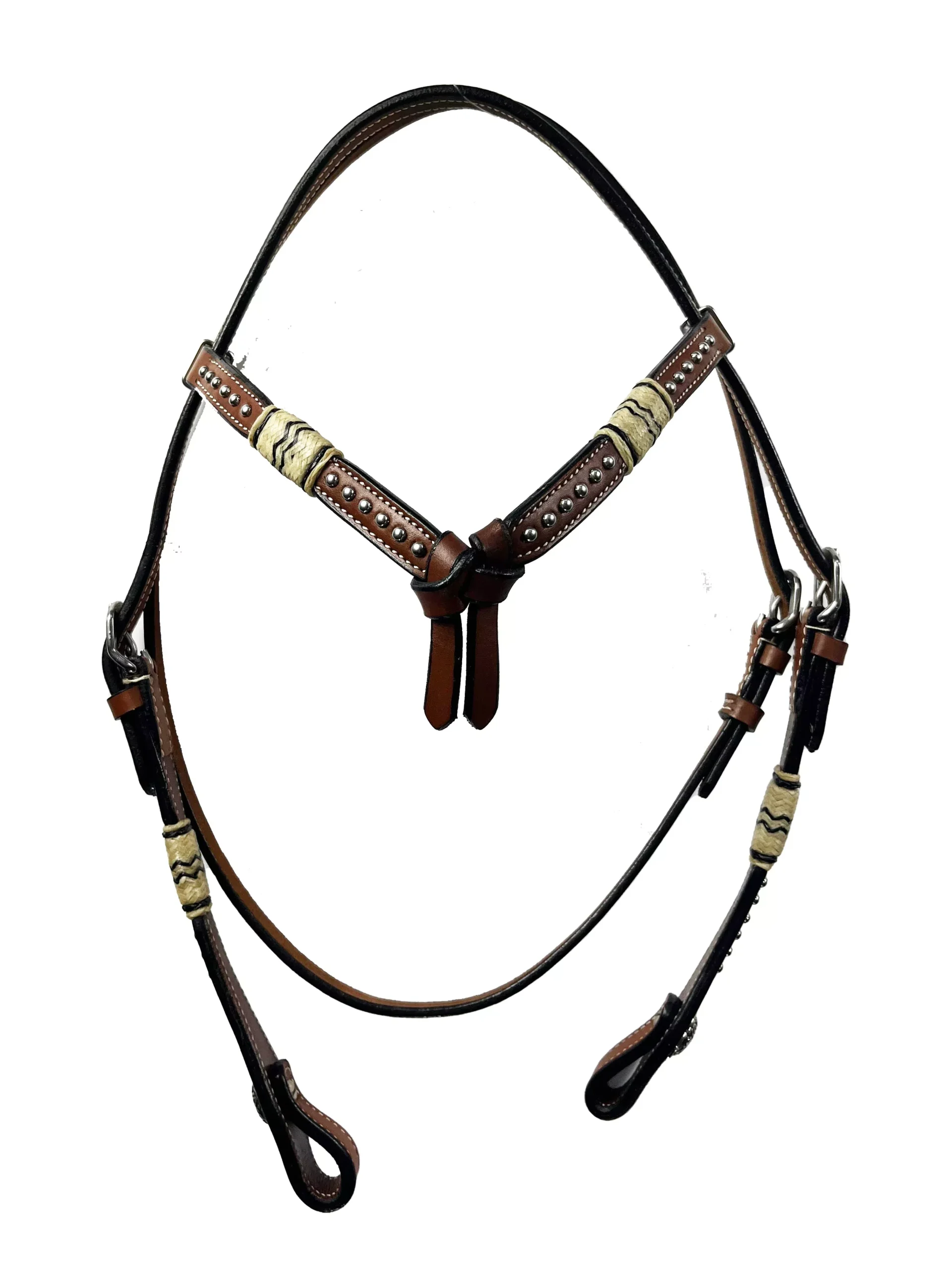 Ezy Ride Bridle Futurity with Dots and Rawhide