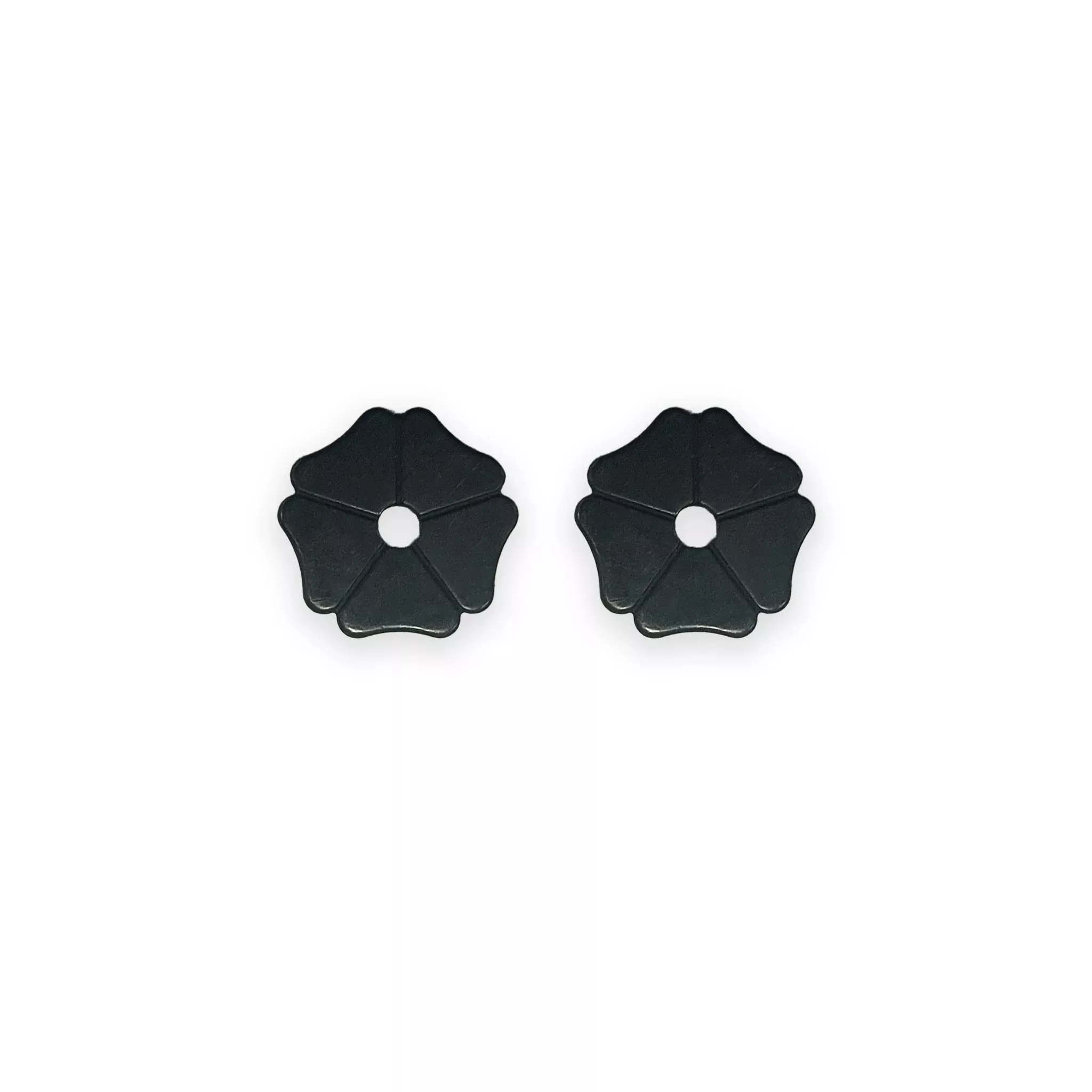 Ezy Ride Clover Leaf Rowel Black Steel-Pair