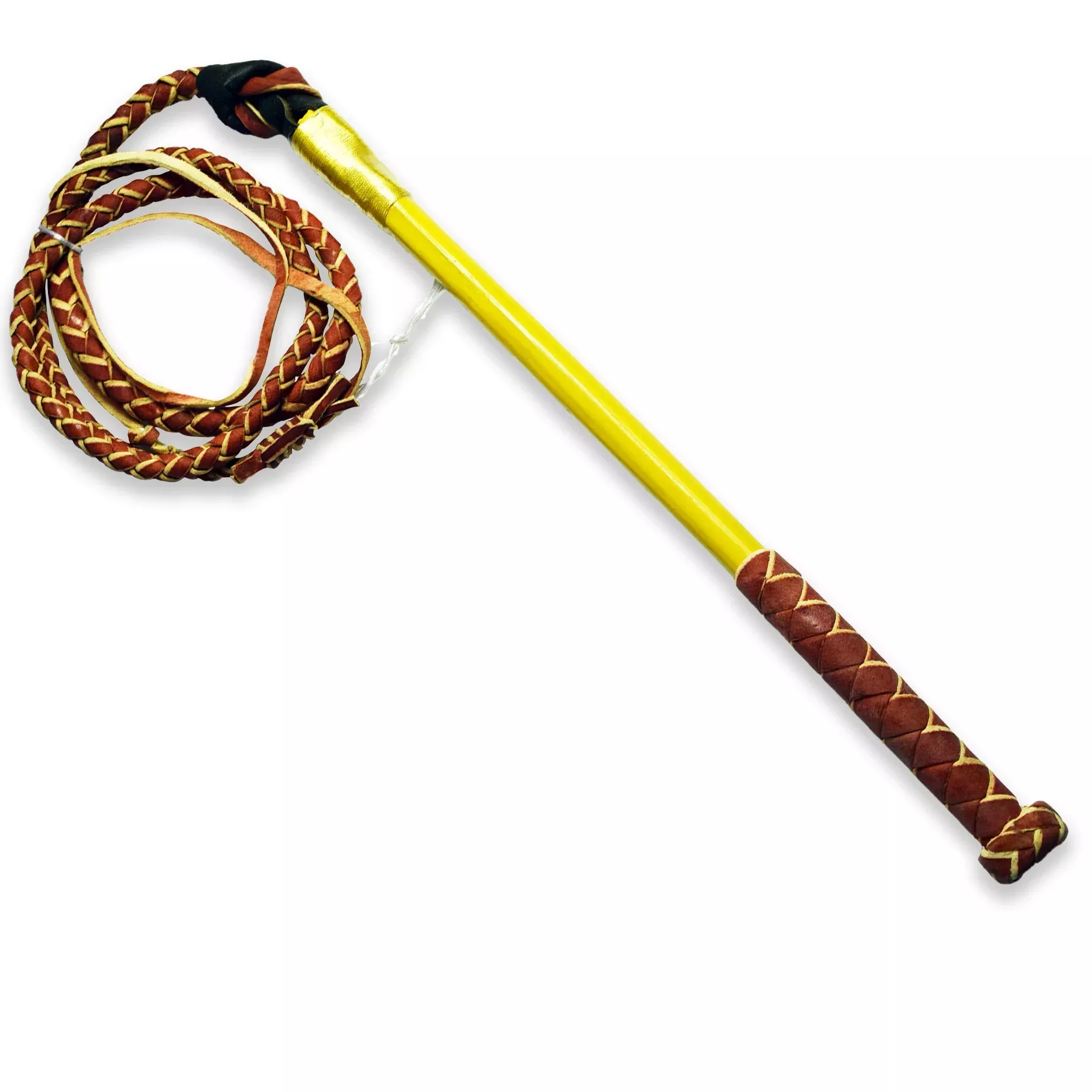 Ezy Ride Plaited Redhide Stock Whip