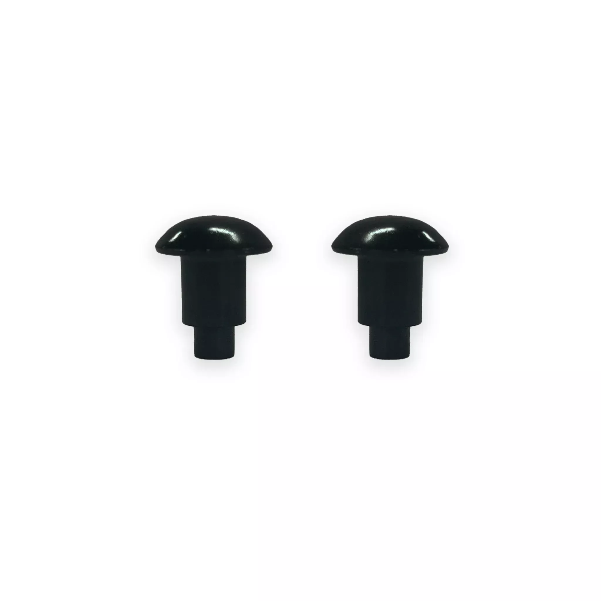 Ezy Ride Spur Black Steel Buttons-Pair