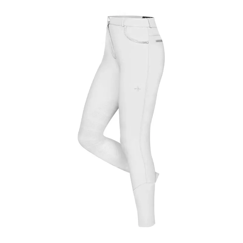 Fair Play Women’s Jill 2.0 Knee Patch Breeches – White