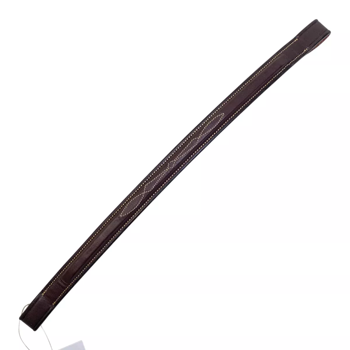 Fancy Stitched Raised Browband in Havana - Pony