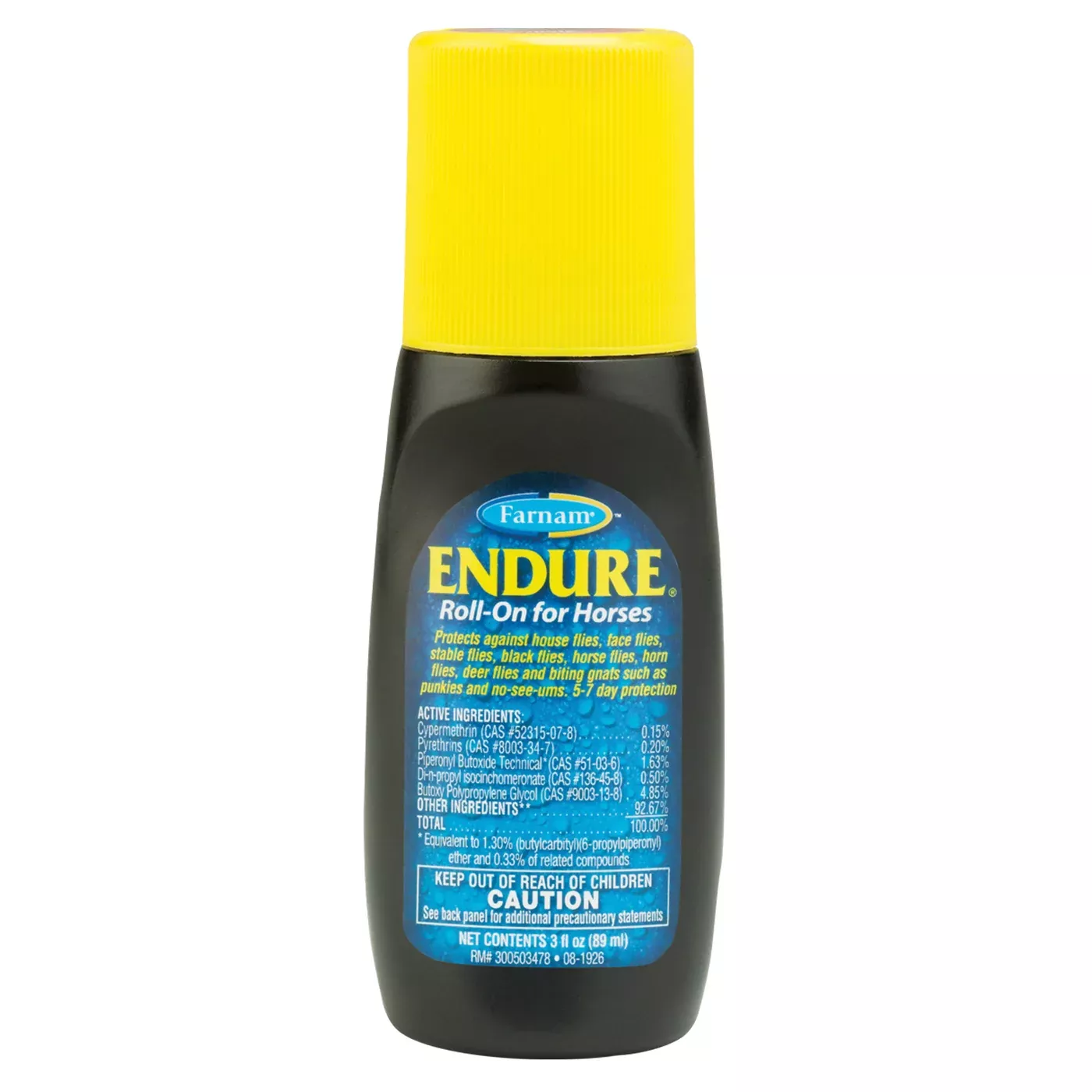 Farnam Endure Sweat Resistant Fly Control Roll-On 3 oz.