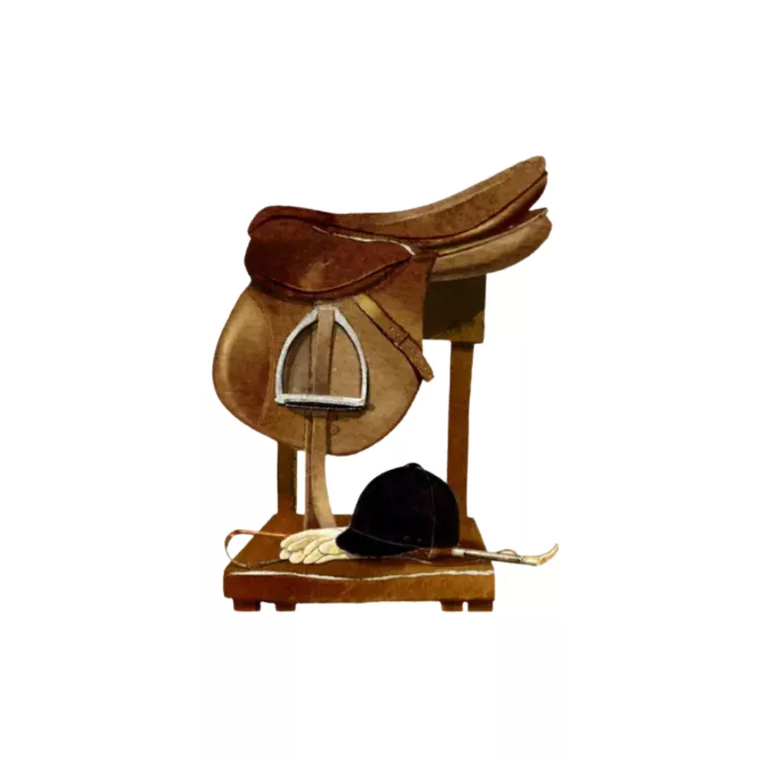 Felix Doolittle Watercolor Cards in Saddle