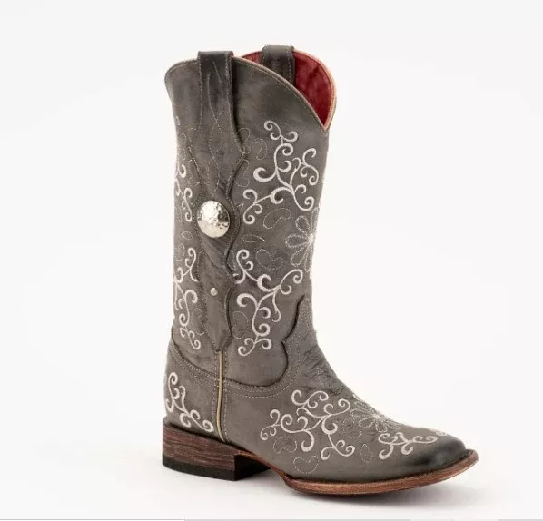 Ferrini Bella Smoke Embroidered Boots 8229349