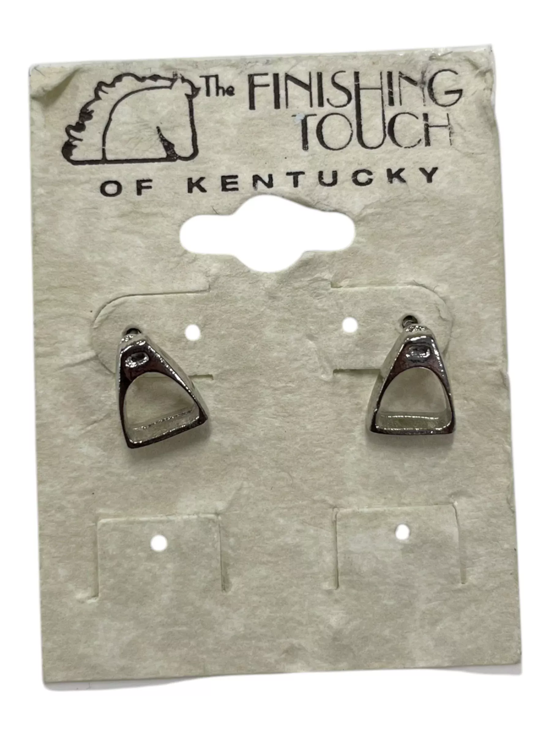 Finishing Touch Stirrup Earrings - One Size - USED
