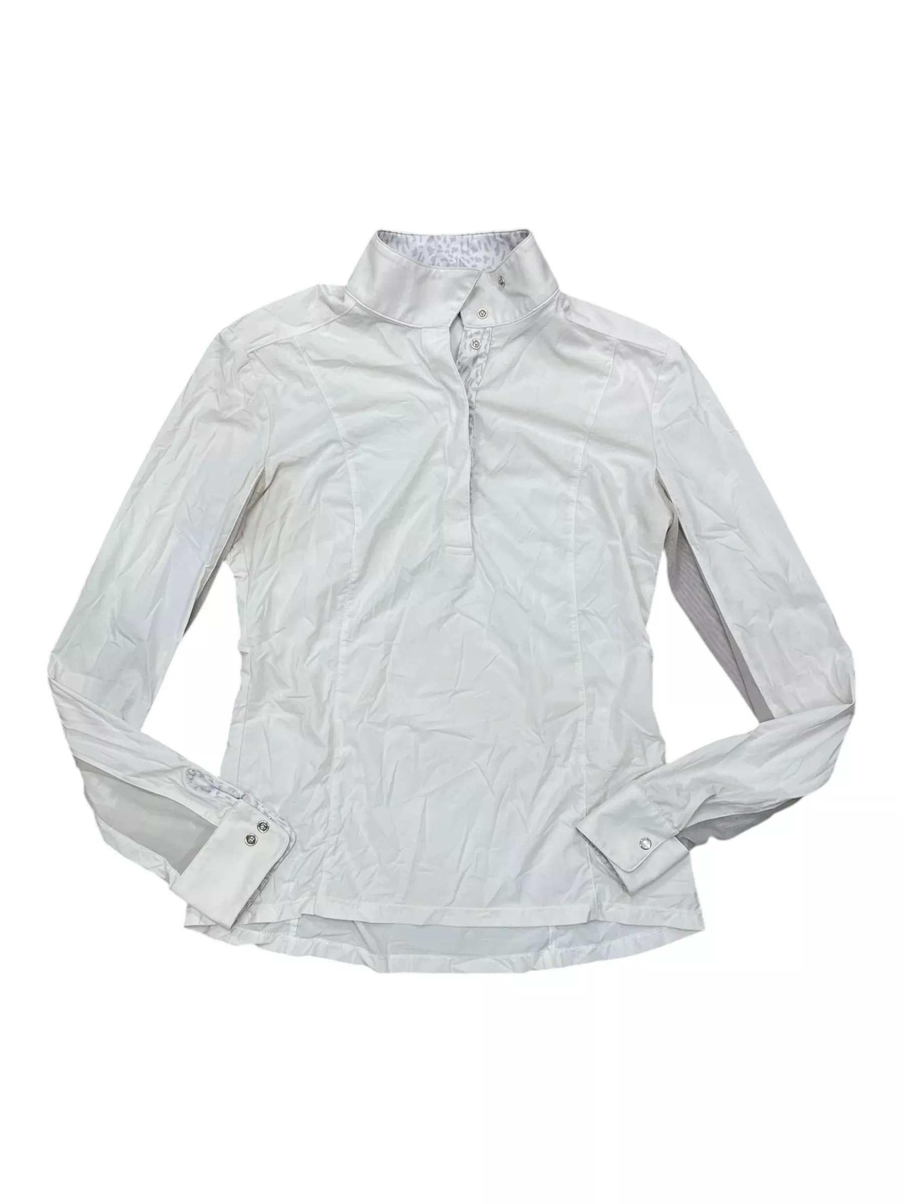 Fits LS Show Shirt - White/Leopard - XS - USED