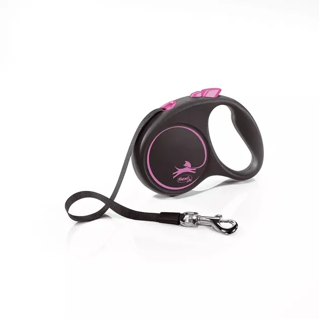 Flexi Dog Lead Black Design Tape