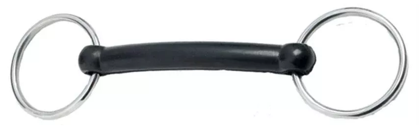 Flexible Rubber Ring Snaffle Bit