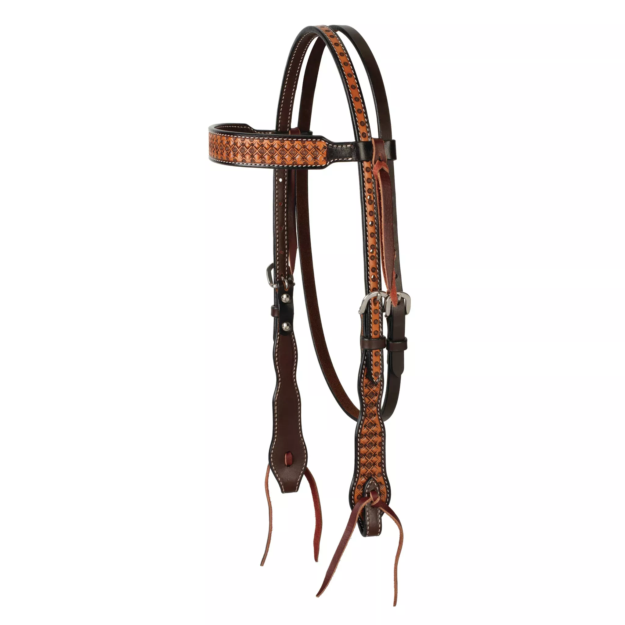 Floret Tooled Headstall