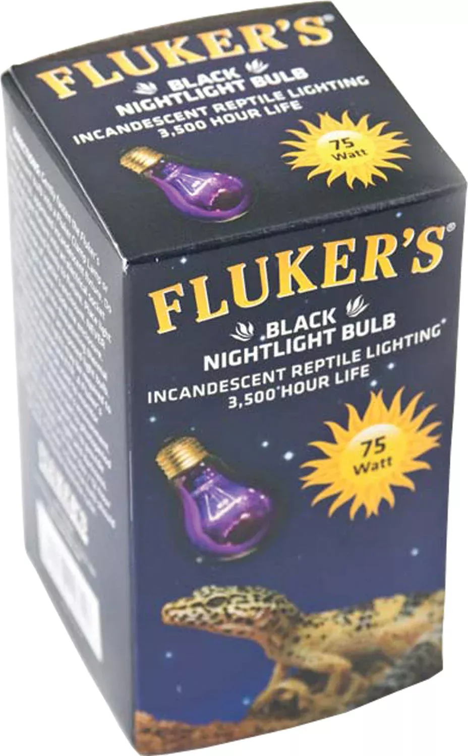 Fluker's Black Nightlight Bulb, 75 Watt