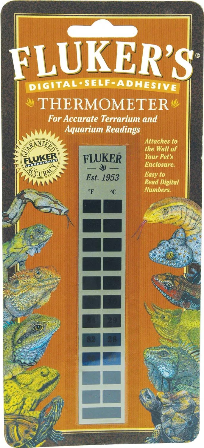 Fluker's Flat Thermometer