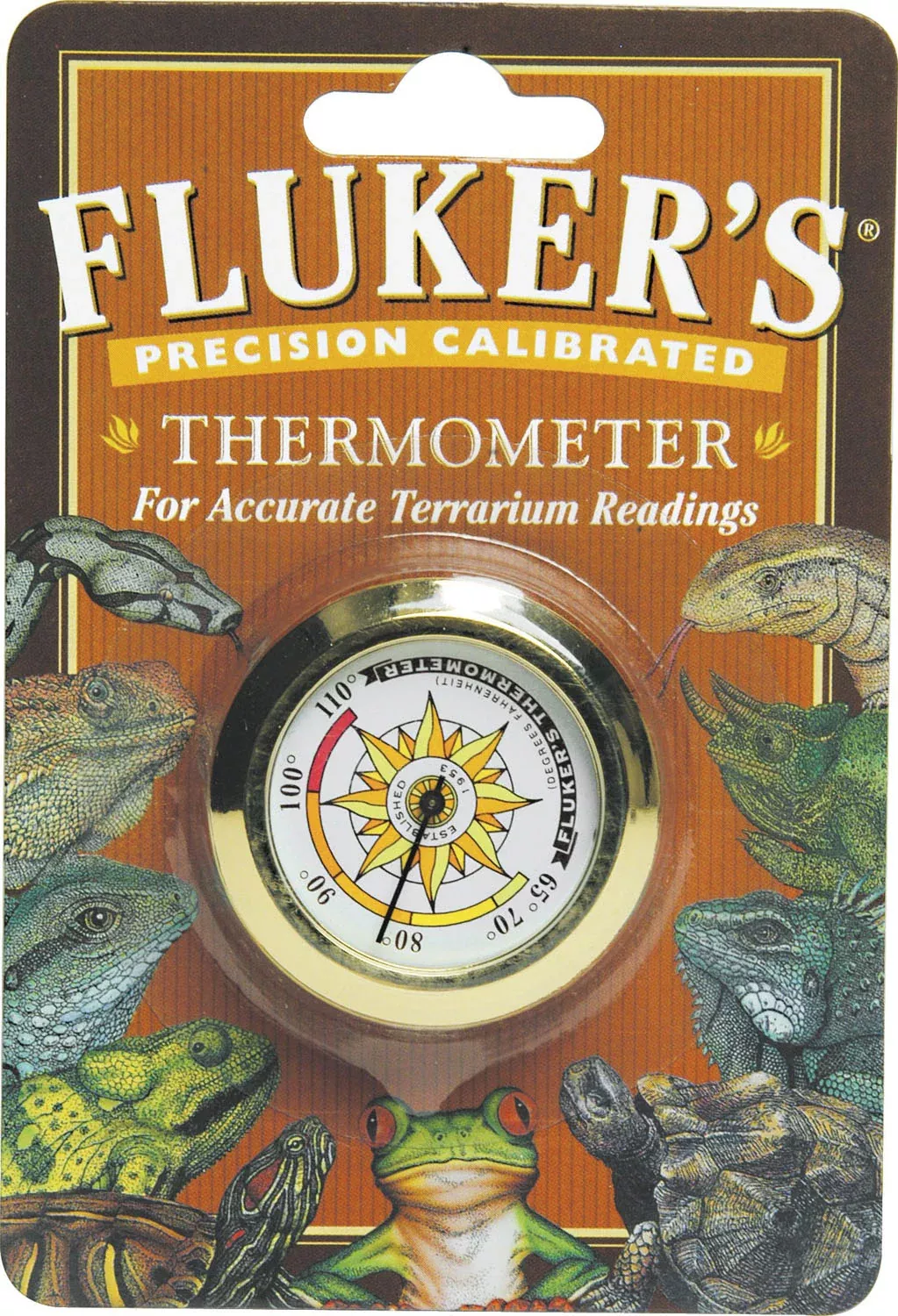 Fluker's Round Reptile Thermometer