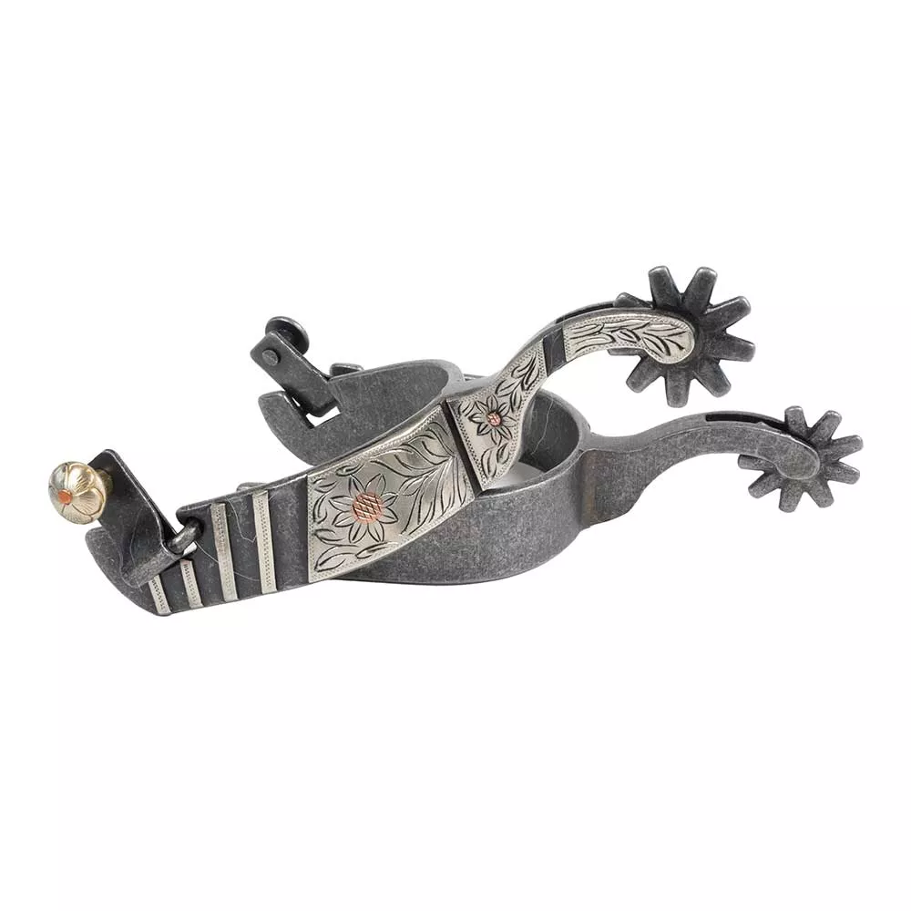 Formay Aged Floral and Striped Spur