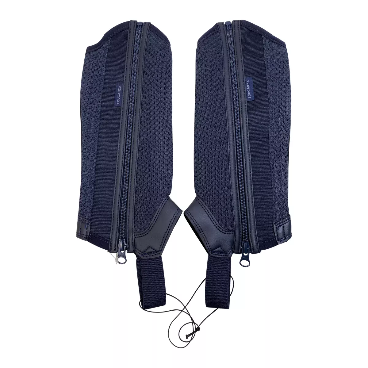 Fouganza 'Mesh' Half Chaps in Navy - Children's 6