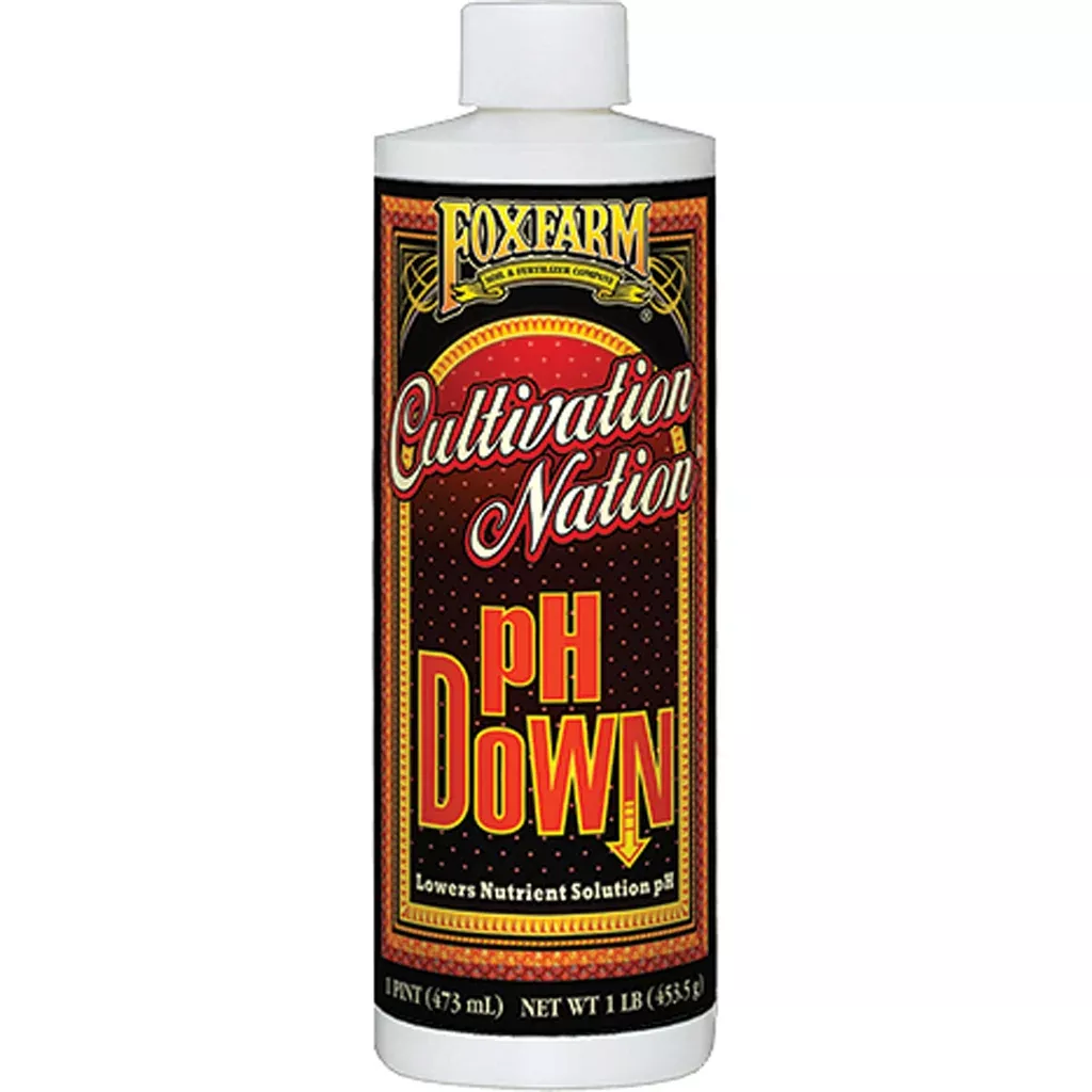 FoxFarm Cultivation Nation pH Down, 1 Pint