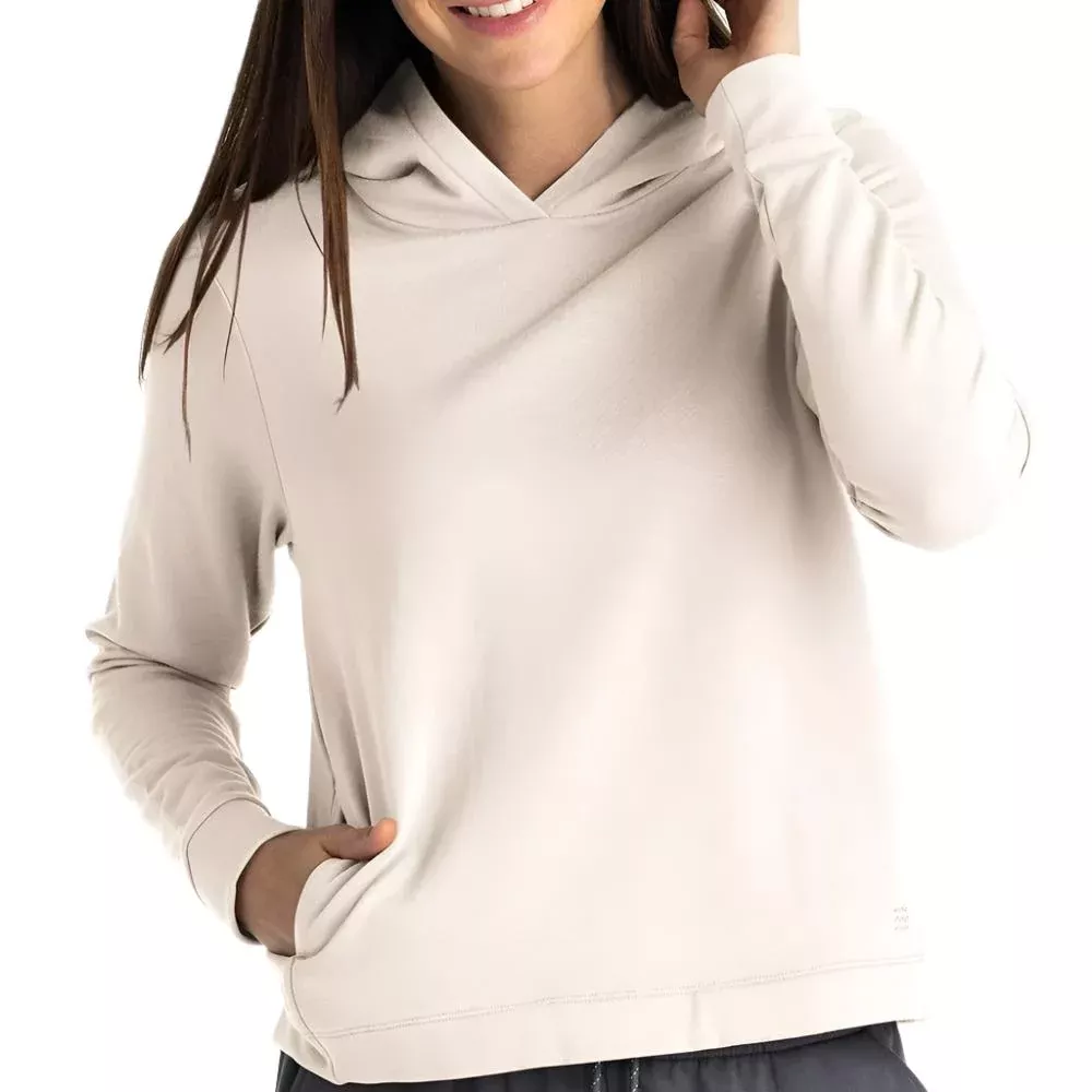 Free Fly Women's Bamboo Fleece Cropped Hoodie
