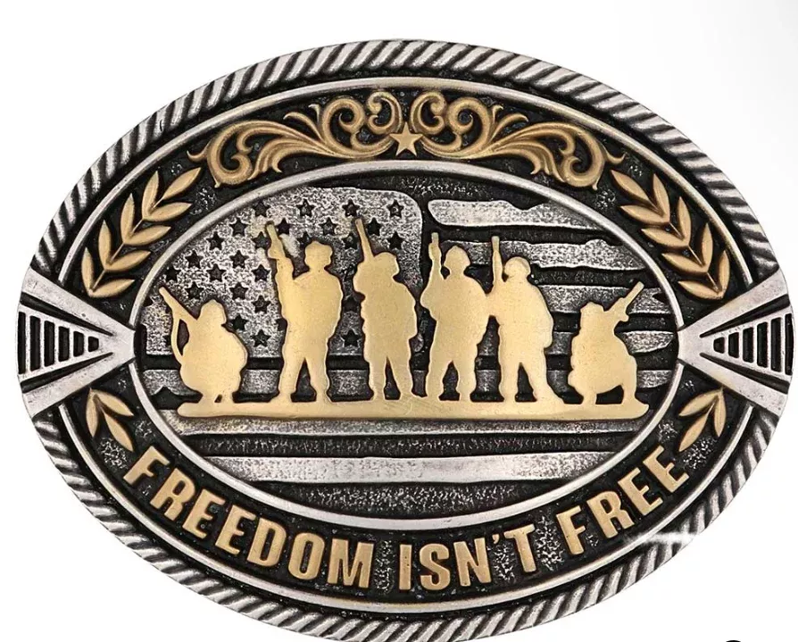 Freedom Isn’t Free Belt Buckle