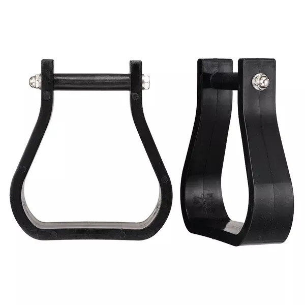 Full Size Tough 1 Horse Stirrup Polymar Black