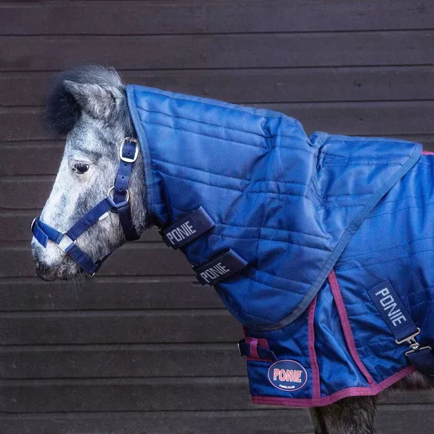 Gallop Ponie 50g Stable Neck Cover Navy