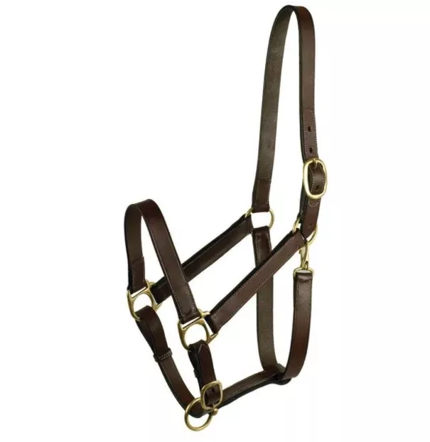 Gatsby Adjustable Turnout Leather Halter