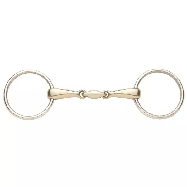 GERMAN SILVER PEANUT LOOSE RING 16 MM