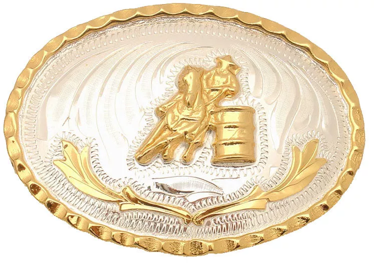 German Silver Small Oval Buckles