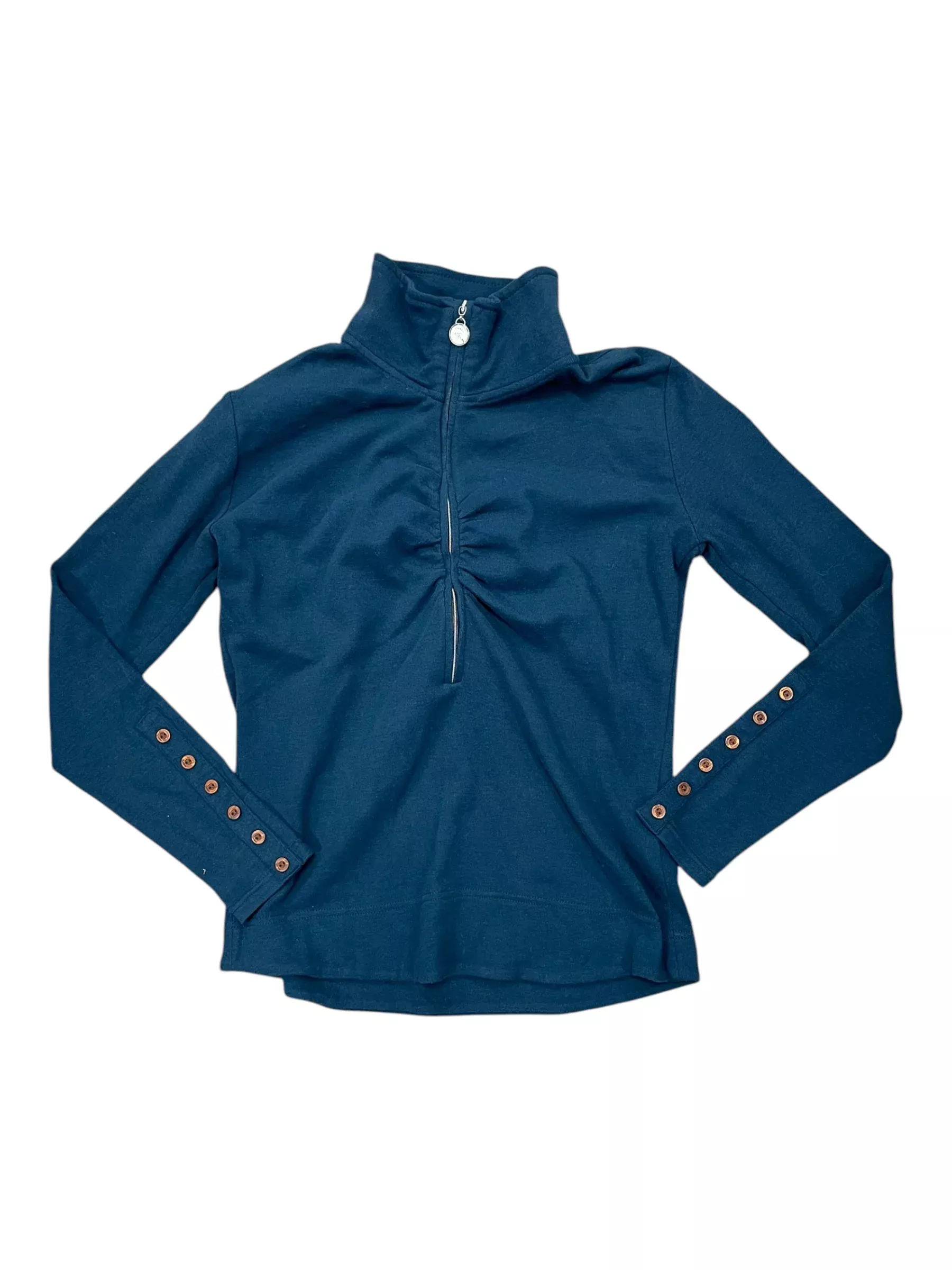 Gersemi Milly Half Zip Top - Blue - S - USED