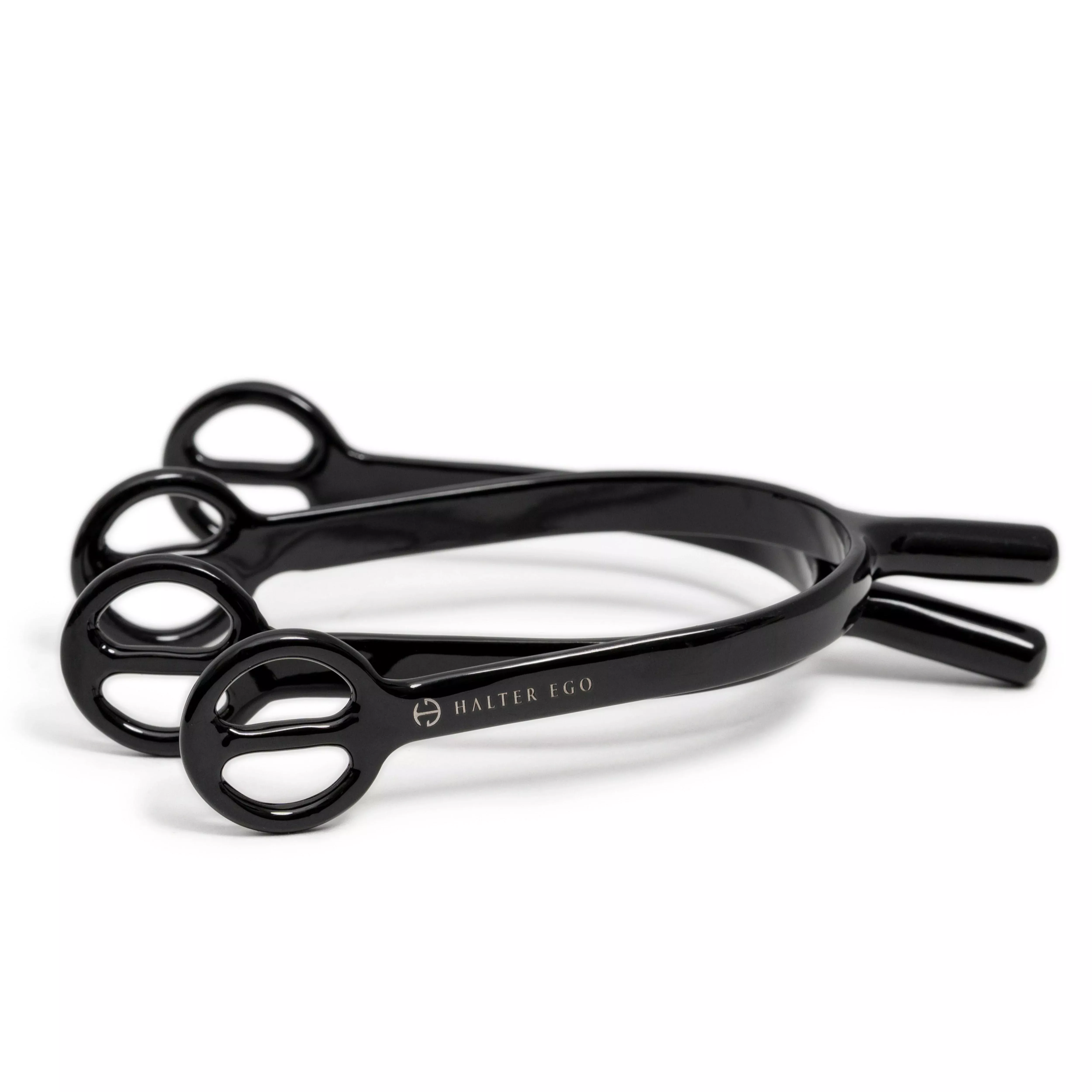 Halter Ego - Gloss Black Long Shank Spurs