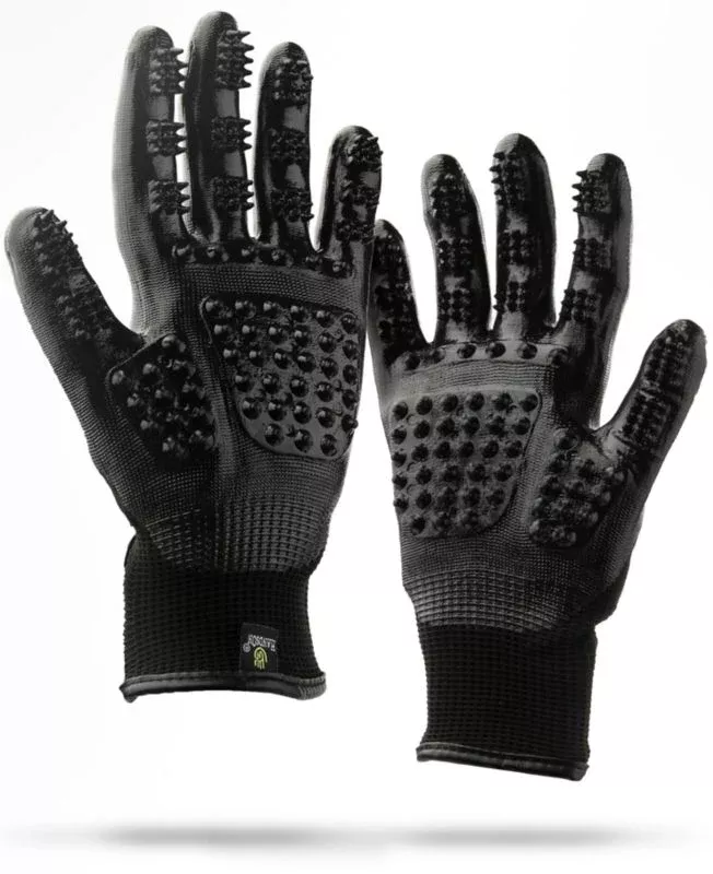 HandsOn Grooming and Bathing Gloves