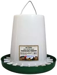 Hanging Plastic Poultry Feeder, 25lb