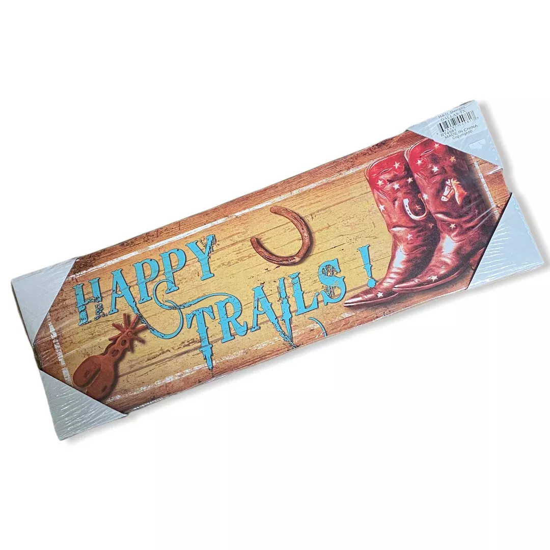 Happy Trails sign