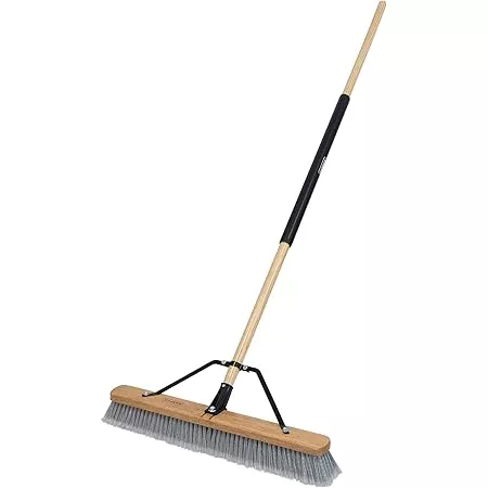 HARPER 24" SMOOTH PUSH BROOM GRAY